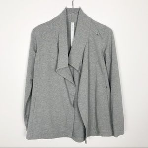 Lululemon | Coast Wrap Heather Gray Jacket Size 4